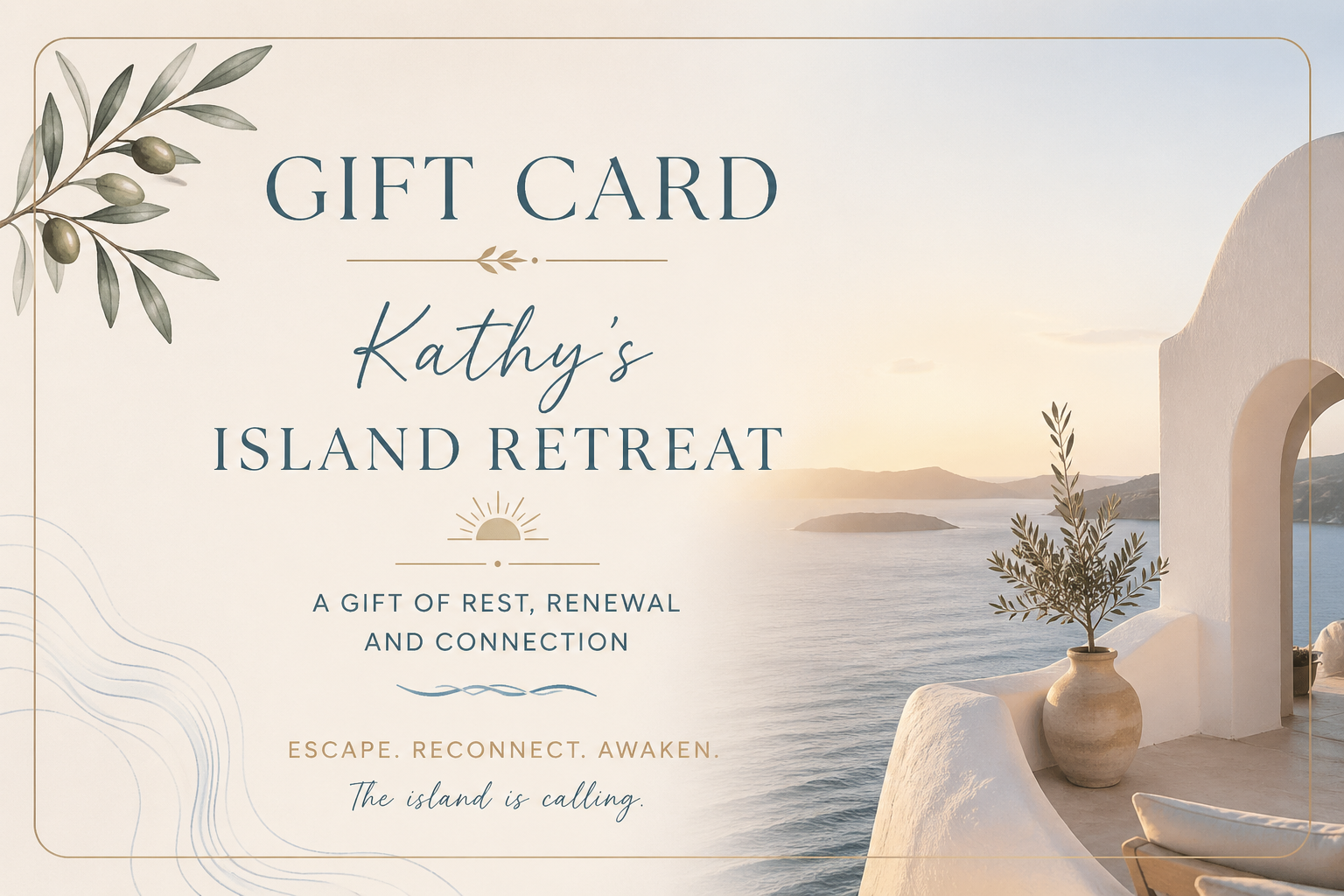 Kathy’s Island Retreat Gift Card