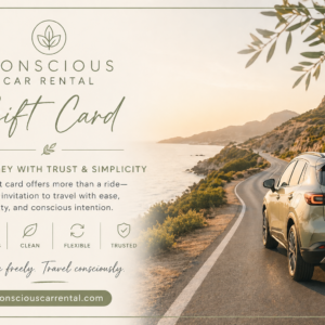 Gift Card: Conscious Car Rental